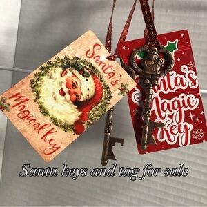 Santa's Magic Key Set with Tags